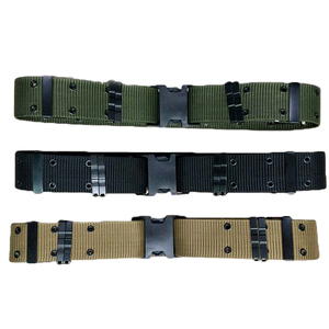Outdoor Men‘s Quick Release Nylon <b>Webbing</b> Tactical Belt With Heavy Duty Buckle Waist Belt - Product Image 2