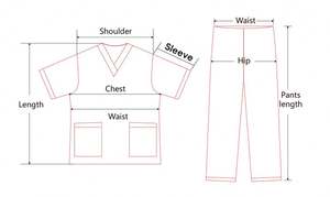 Conjuntos de Uniformes Médicos de Tallas Grandes para Enfermeras, Transpirables, Elásticos en 4 Direcciones - Product Image 6