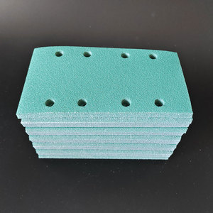 Paquete de 100 papel de <span class=keywords><strong>lija</strong></span> Orbital de óxido de aluminio cuadrado de 95*180mm 80-400 almohadilla abrasiva de bucle de gancho de grano <span class=keywords><strong>para</strong></span> pulir <span class=keywords><strong>para</strong></span> <span class=keywords><strong>lijadora</strong></span> de Palma - Product Image 6