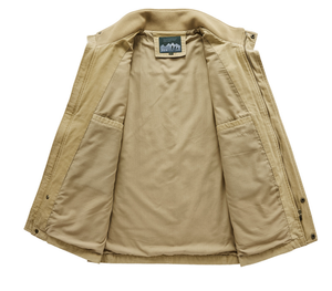 Giacca Invernale da <span class=keywords><strong>Uomo</strong></span> alla Moda, Casual, Slim Fit, Imbottita e Calda con Cerniera, Collo Alto, Maniche Lunghe - Product Image 6