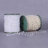 Chaîne ronde de boule de perle en plastique de bijoux de mode de bricolage avec la ligne de pêche plus de couleurs pour le choix 4mm Approx 100m/bobine 1415537