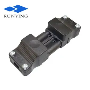 3 pin nylon pluggable terminal block 3 pole male and female quick push-in connector Electrical wire connector for lighting