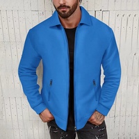Blouson Bomber Réversible Durable Automne Homme – Manteau Zippé Décontracté à Manches Longues Coupe Slim Respirant Col Revers Point Gaufré