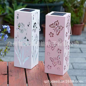 Luces Solares de Jardín LED con Diseño de Mariposa y Flores, Lámpara de Camino para Exteriores Resistente al Agua, Independiente, 12V DC - Product Image 4