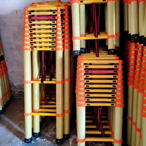 Telescopic Insulated <b>Ladder</b> FRP Fiberglass Escalera Industrial De Frp Step <b>Ladders</b> Accepted Frp Merdiven - Product Image 1