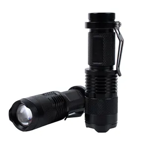 Xách Tay Mini LED Pocket Với Belt Clip Cắm Trại Khẩn Cấp Cầm Tay Tactical Torch Đèn Pin