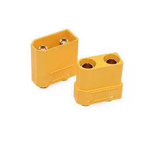 Conector Vertical Macho y Hembra Amass XT90PB-F/M Series con Terminales para Soldar, 45A para ESC de Drones Integrados y Sistemas de Gestión de Baterías - Product Image 1