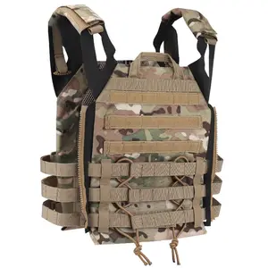 ODM OEM Corura Molle Tactical Vest Quick Release Buckle JPC 2.0 Zip On Tactical Plate Carrier Vest