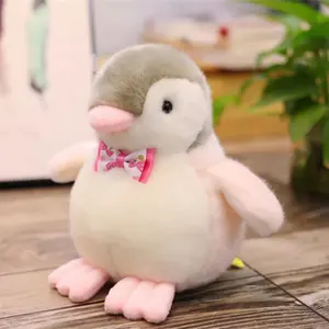 Stok dolması özel yumuşak peluş penguen sesli oyuncak
