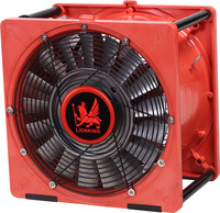 Kipas Aksial PPV Ventilasi Blower Tekanan Positif Casing Plastik Peniup Asap