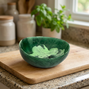 Ensaladera de Resina Pulida, Ligera, Apta para Lavavajillas, Ecológica, Clásica, para Servir en la Cocina y la Mesa - Product Image 1