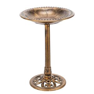 Pássaro do ferro fonte Solar exterior jardim ornamento elegante Birdbath Design - Product Image 5
