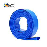 Coloré Deux Couches En Plastique De Large Tuyaux 3 "6 Pouces Flexible PVC Irrigation Tuyau D'eau Arroseur Lay Tuyau Plat