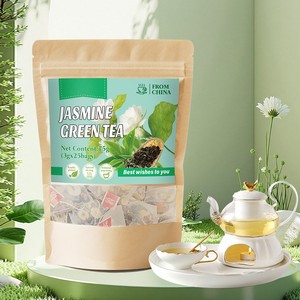 Té Verde Jazmín de Nueva Cosecha, Bolsitas de Té Individualmente Envueltas, Aroma Fresco y Fuerte, Té Verde Jazmín para el Hogar y la Oficina - Product Image 5