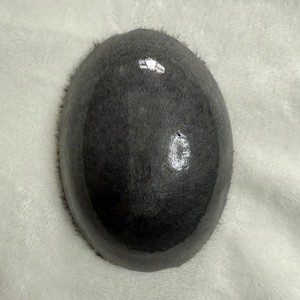 Parrucchino da <span class=keywords><strong>Uomo</strong></span> Economico Prezzo di Fabbrica All'ingrosso 16x21 cm 6x8 pollici 1B Durevole Capelli Corti da 1 Pollice Base Sottile in PU Capelli Umani per Uomini - Product Image 6