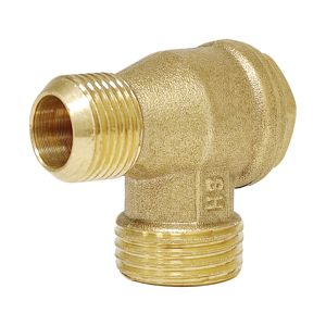 Vanne de retenue pour compresseur d'air haute pression, corps en laiton, capuchon en alliage de zinc, 1/2*3/8*1/8 pour accessoires de compresseur - Product Image 5