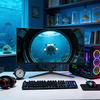 Moniteur de jeu incurvé de bureau haute définition 200 Hz, écran E-LED à contraste élevé de 31,5 pouces, garantie de qualité