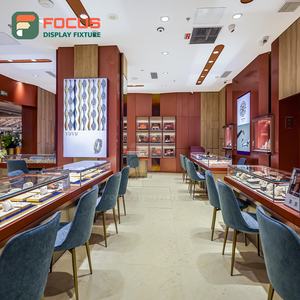 Minimalist Jewelry Display Cabinet Laminated Finish Commercial Store Display Cabinet - Product Image 3