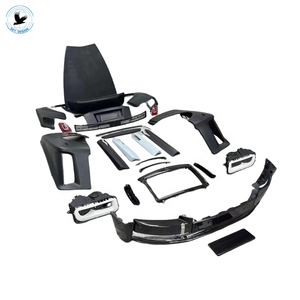 Kit carrosserie fantôme 2018 pour l'ancienne <span class=keywords><strong>Rolls</strong></span> <span class=keywords><strong>Royce</strong></span> 2004-2017 mise à niveau vers de nouveaux phares de pare-chocs feux arrière kit carrosserie capot coffre - Product Image 5