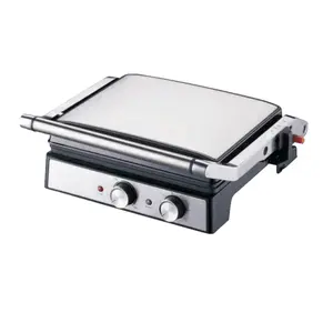 CG-1101 Home appliances 1500w 4-Slice Panini Contact Grill Open flat up to 180degree