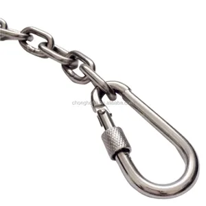 Mosquetón de Metal de Acero Inoxidable AISI316/AISI304 con Tornillo, Galvanizado Eléctricamente, Mosquetón/Resorte - Product Image 1