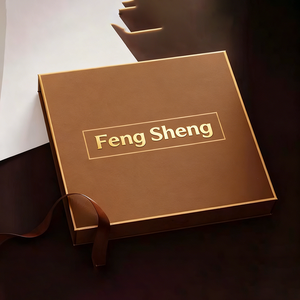 Caja de Regalo de Chocolate Marrón Bronce Personalizada de Alta Gama con Tapa de Concha para Bombones Artesanales y Empaque de Aperitivos Exquisitos, MOQ Bajo - Product Image 2