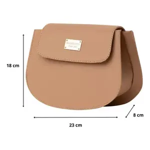 Bolso Bandolera para Mujer Fana Susana, Estilo Maquillaje Natural, Color Sólido, 23x18x8cm, Ligero, para Uso Diario - Product Image 1
