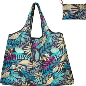 Bolsa de Compras Plegable Ecológica, Impermeable y Moderna 2025, Reutilizable, Fácil de Guardar, de Poliéster, Nailon y Oxford, Venta al Por Mayor - Product Image 1