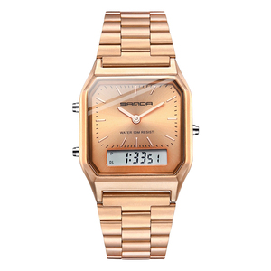 Nuevo <span class=keywords><strong>Reloj</strong></span> Sanda 747 para Hombre, <span class=keywords><strong>Reloj</strong></span> <span class=keywords><strong>de</strong></span> <span class=keywords><strong>Pulsera</strong></span> Retro con Correa <span class=keywords><strong>de</strong></span> Acero Inoxidable y Pantalla <span class=keywords><strong>Digital</strong></span>, Erkek Kol Saati, Zegarek Damski, Relogio - Product Image 1