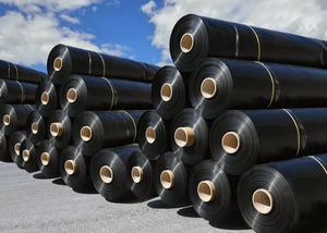 แผ่นปูบ่อปลา HDPE หนา 1 มม. ป้องกันการรั่วซึม ทนทาน พับเก็บได้ สำหรับบ่อเลี้ยงปลาและอุปกรณ์เพาะเลี้ยงสัตว์น้ำ - Product Image 4