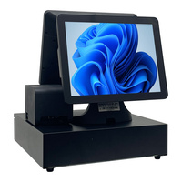Equipo POS con pantalla táctil de 15 pulgadas, adecuado para equipos POS todo en uno en restaurantes y máquinas POS en supermercados.