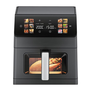 Friteuse à <span class=keywords><strong>air</strong></span> numérique personnalisable 6L avec fenêtre, grande capacité 1500W, certifiée GS CE ETL pour la vente en gros - Product Image 4