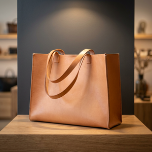 Pochette en cuir véritable imperméable légère et durable, capacité 3L+, sac à main pour femme avec fermeture éclair, double sangle tendance - Product Image 4