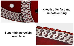 Lames de scie diamantées 4.5 ''115x10x22.2mm Mm Lame diamantée turbo - Product Image 3