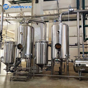 Industrieller Edelstahl 1000l Vakuum konzentrator Verdampfer Doppel effekt verdampfer - Product Image 4