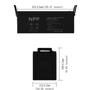 Npp 12v 12.8v 50ah 100ah 150ah 200ah 280ah 300ah Lithium Batterij RV Auto's Solar Batterij Draagbare Energie Klasse A Batterij - Product Image 6