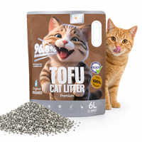 Litière pour chat en tofu naturel au charbon actif, contrôle puissant des odeurs, neutralise l'ammoniac, surveillance de la santé, changement de couleur, approvisionnement en vrac