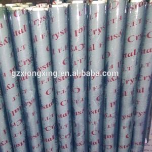 Roll <span class=keywords><strong>Film</strong></span> <span class=keywords><strong>PVC</strong></span> Transparan Biru Lembut dan Fleksibel Plastik Super Jernih untuk Sampul Buku, Tirai, Taplak Meja, Fitur Larut Air - Product Image 4