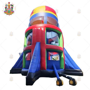 Nova Fun Airborne Adventure Sport Château gonflable fusée spatiale pour enfants, manège parachute, PVC de qualité commerciale, 2 ans - Product Image 5
