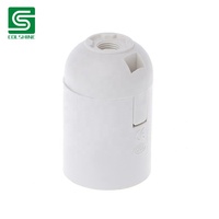 E27 support de lampe en plastique 4A 250V vis pendentif lampe douille base de lampe