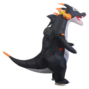 Costume de <span class=keywords><strong>Dragon</strong></span> <span class=keywords><strong>Gonflable</strong></span> Fantaisie d'Halloween Personnalisé, Costume de Mascotte d'Halloween, Spectacle de Scène, Déguisement de Dinosaure T-rex - Product Image 2