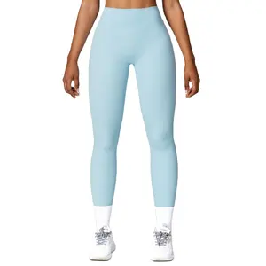 Pt Sports Venta al por mayor Logo Personalizar Pantalones Fitness Tight Push Up Cintura alta Mujeres Entrenamiento Leggings V Parte trasera