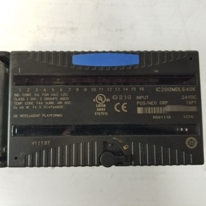 IC200MDL640 Ser K โมดูลอินพุตกระแสไฟฟ้าแบบอะนาล็อกสำหรับอุปกรณ์ไฟฟ้า อะไหล่ PACSystems PLC มีสินค้าในสต็อก - Product Image 1