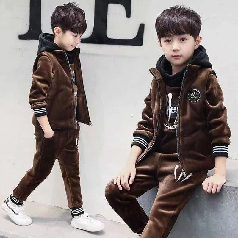 Autumn Winter Three Piece Boys Casual