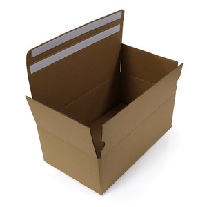 Hộp Đựng Bưu Phẩm Vận Chuyển Bằng Giấy Kraft Tự Nhiên Tái Chế Cỡ Lớn Oem Chất Lượng Cao Có Dải Dính Để Xé - Product Image 1