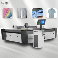 Cortadora CNC de Cama Plana YS para Tela No Tejida, Alfombras, Cortinas y Textiles con Herramienta de Cuchilla Circular