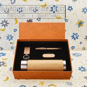 Factory Direct Sales of High-capacity Wood <b>Insulated</b> Cup Pen USB Keychain Luxury Back to School Gift <b>Box</b> Products - Product Image 2