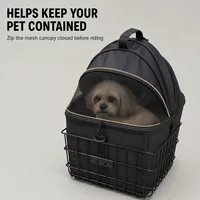 Sac de transport portable pour animaux de compagnie, siège arrière de vélo, pour chiens et chats, transport en vélo en plein air