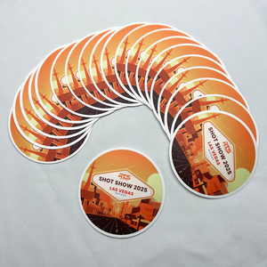 Pegatinas Adhesivas Personalizadas con Logotipo, Vinilo PVC Impermeable, Pegatinas Troqueladas con Letras para Promoción - Product Image 2