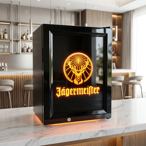 Enfriador Comercial <span class=keywords><strong>de</strong></span> Bebidas Energéticas con Puerta <span class=keywords><strong>de</strong></span> Vidrio, Refrigerador Profesional con Pantalla LED para Logotipo y Certificación CE - Product Image 4